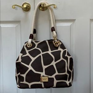 Michael Kors Marina Tote Giraffe Brown